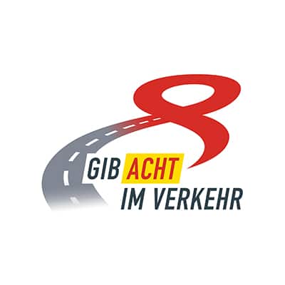 Gib Acht im Verkehr Logo